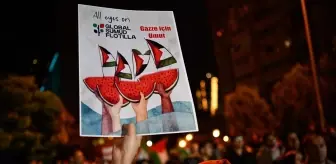 Ankara'da ABD Büyükelçiliği Önünde Gazze İçin Protesto