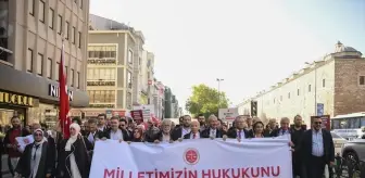 İstanbul 2 Nolu Barosu, FETÖ'nün darbe girişiminin 9. yılı dolayısıyla yürüyüş düzenledi