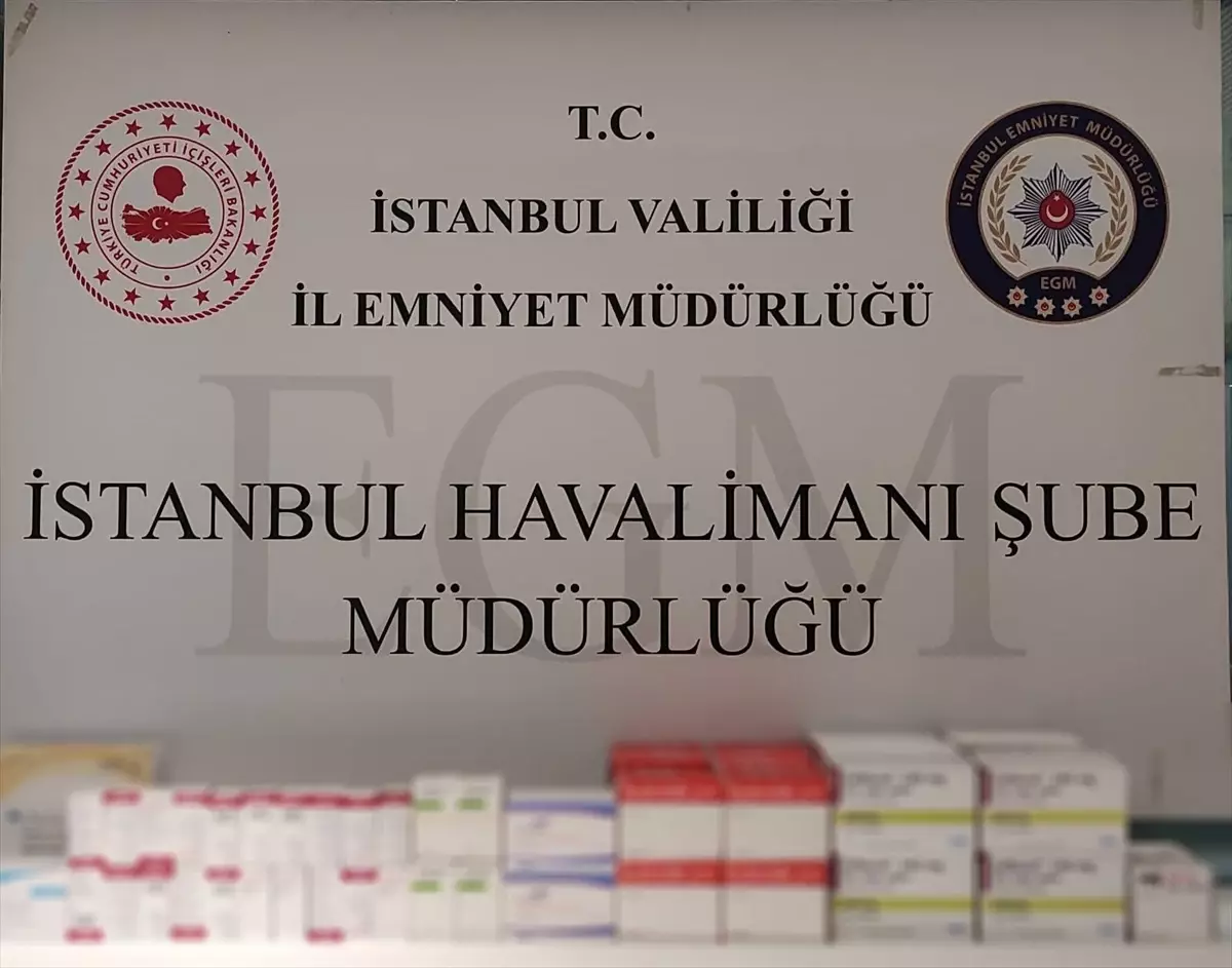 İstanbul Havalimanı'nda Kaçak İlaç Operasyonu: 5 Gözaltı