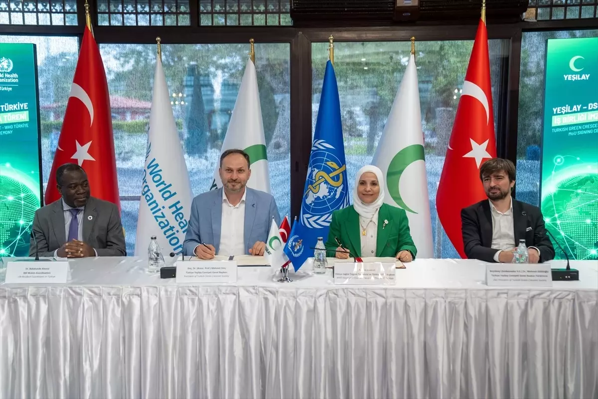 Yeşilay ve DSÖ'den Bağımlılıkla Mücadele İçin Önemli Anlaşma