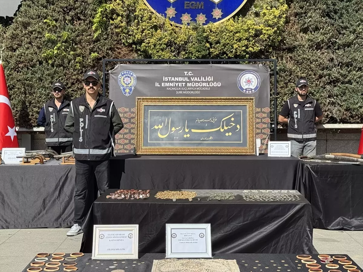 İstanbul'da Tarihi Eser Kaçakçılığı Operasyonları: 15 Şüpheli Yakalandı