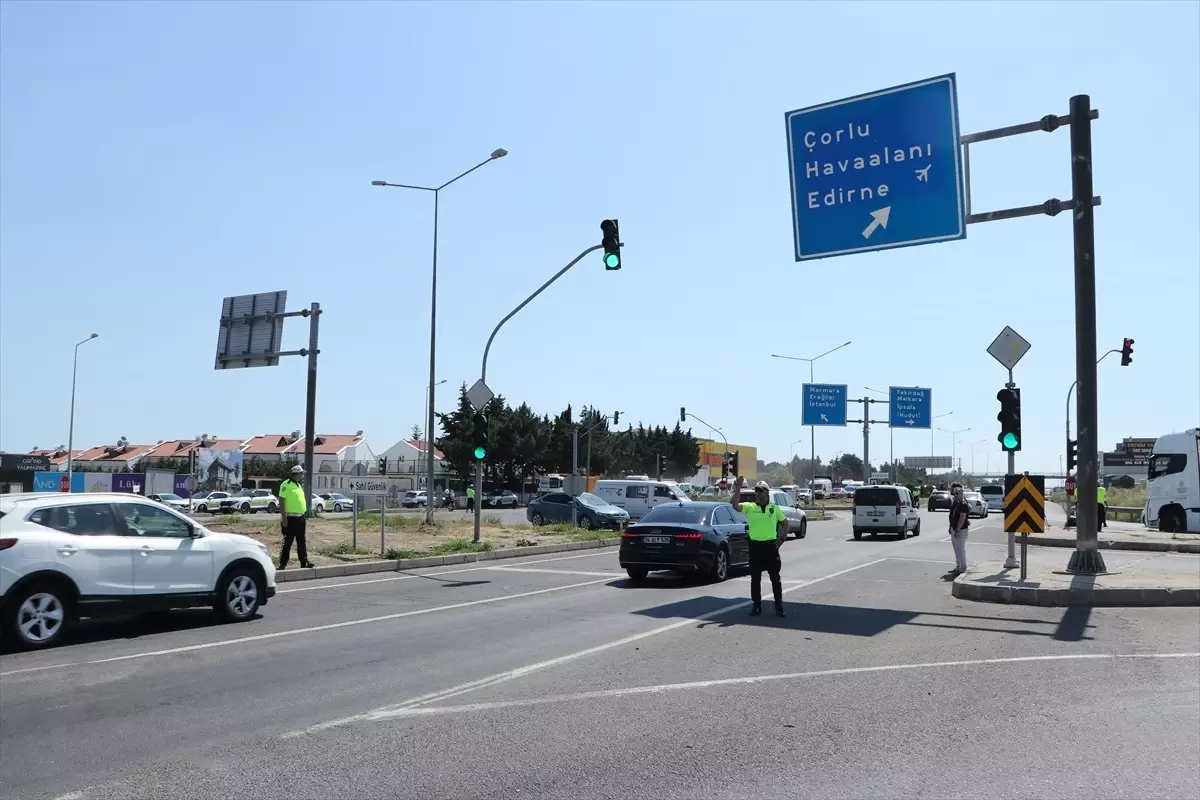 Tekirdağ'da Kurban Bayramı İçin Trafik Denetimleri Artırıldı