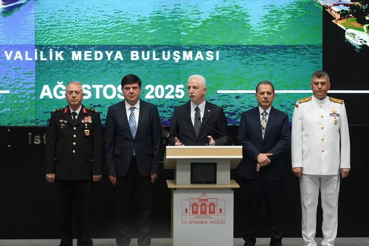 İstanbul Valisi Gül, kentte yılın 7 aylık dönemine ilişkin emniyet verilerini açıkladı Açıklaması