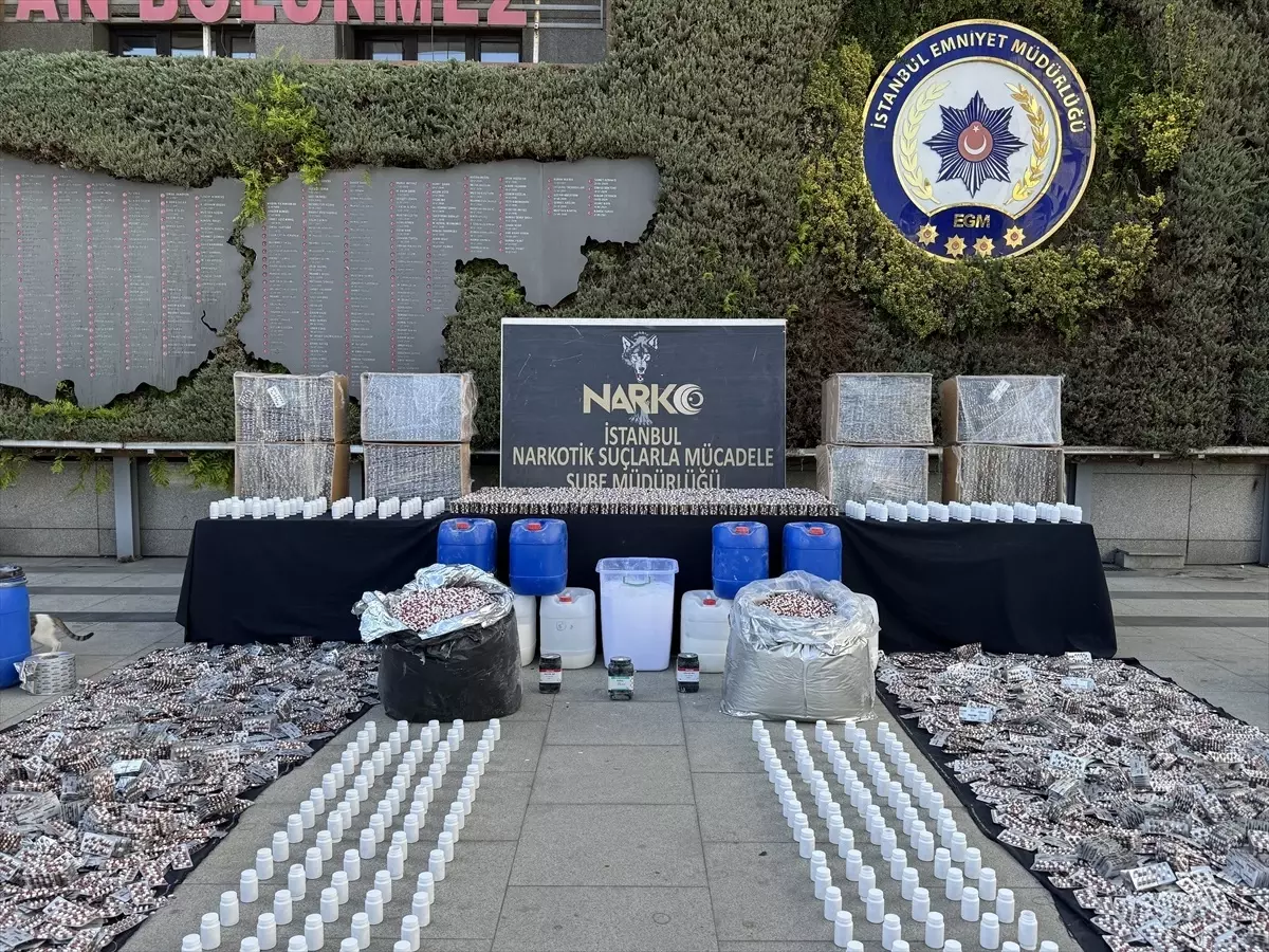 İstanbul ve Kocaeli'de Uyuşturucu Operasyonu: 3 Milyon Hap Ele Geçirildi