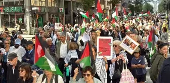Stockholm'de İsrail Saldırılarına Protesto