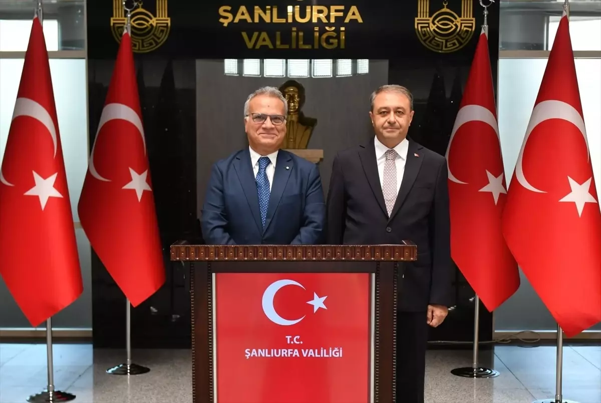 İtalya'nın Ankara Büyükelçisi Giorgio Marrapodi Şanlıurfa'da