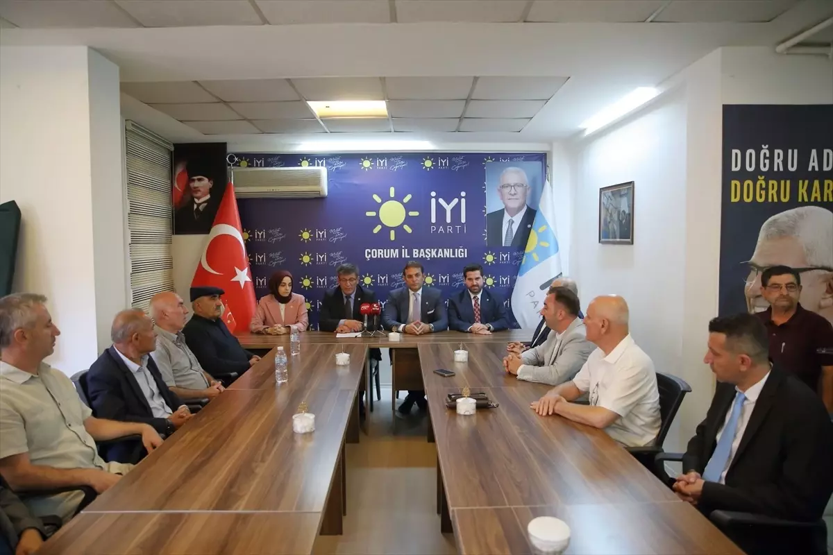 İYİ Parti Genel Başkan Yardımcısı Aslan, Çorum'da Terörsüz Türkiye Sürecini Anlattı