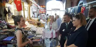 İYİ Parti Heyeti Edirne'de Esnafı Ziyaret Etti