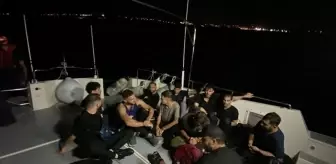 Çeşme Açıklarında 11 Düzensiz Göçmen Yakalandı