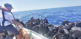 Çeşme Açıklarında 47 Düzensiz Göçmen Kurtarıldı