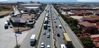 Kurban Bayramı Tatilinde İzmir-Ankara Kara Yolunda Trafik Yoğunluğu