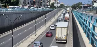 Turgutlu'da Kurban Bayramı Nedeniyle Trafik Yoğunluğu