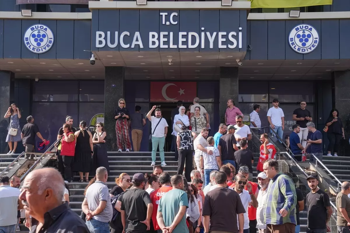Buca'da İşçilerin Maaşları İçin Süren Eylem 7. Gününde