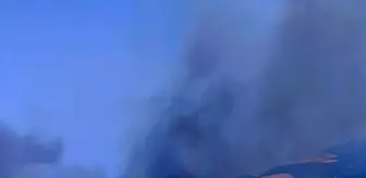 İzmir'in Kınık İlçesinde Orman Yangınına Müdahale Başlatıldı