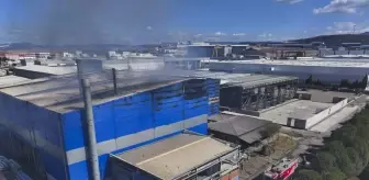 Aliağa'daki Çelik Konstrüksiyon Fabrikasında Yangın Çıktı