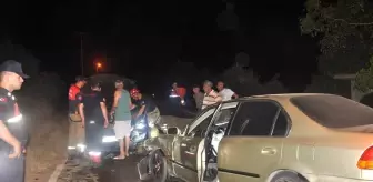 Ödemiş'te Otomobil Çarpışması: 4 Yaralı