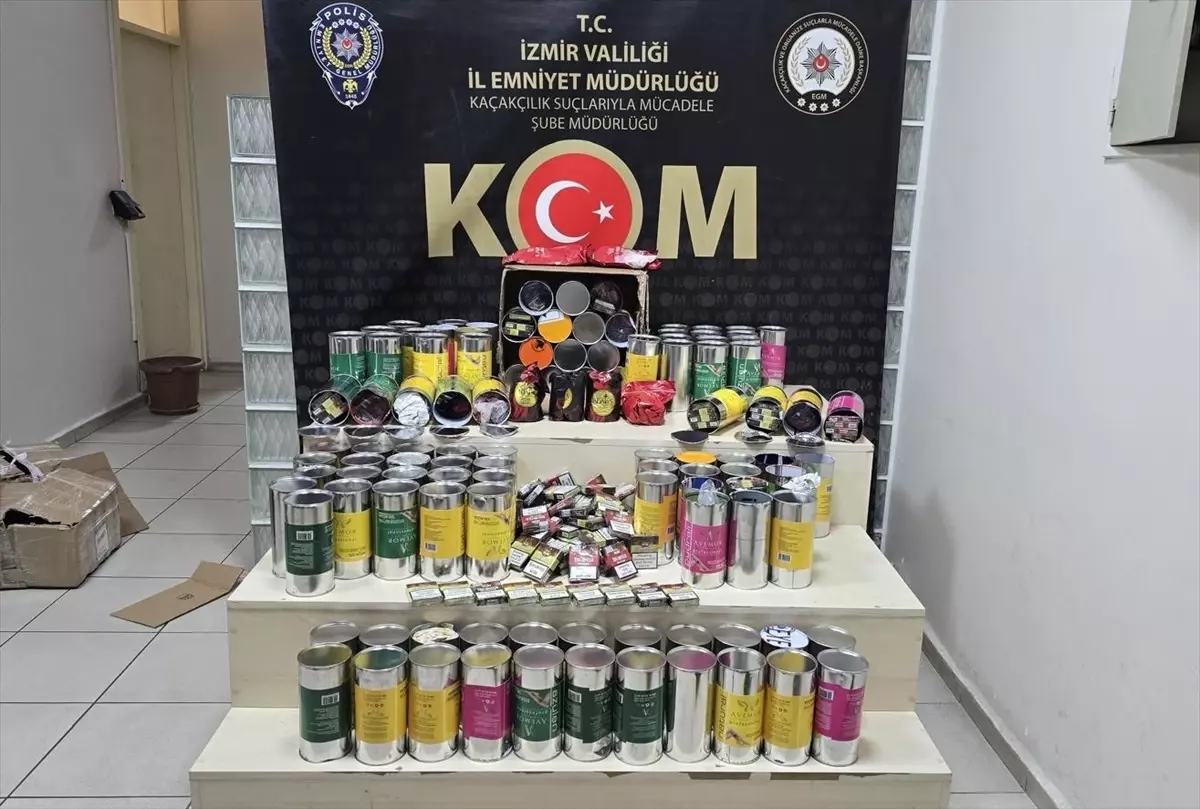 İzmir'de Kaçakçılık Operasyonunda Büyük Yakalama