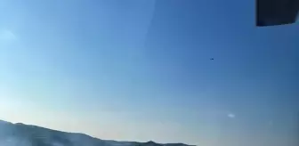 Dikili'de Yangın Çıktı, Müdahale Devam Ediyor