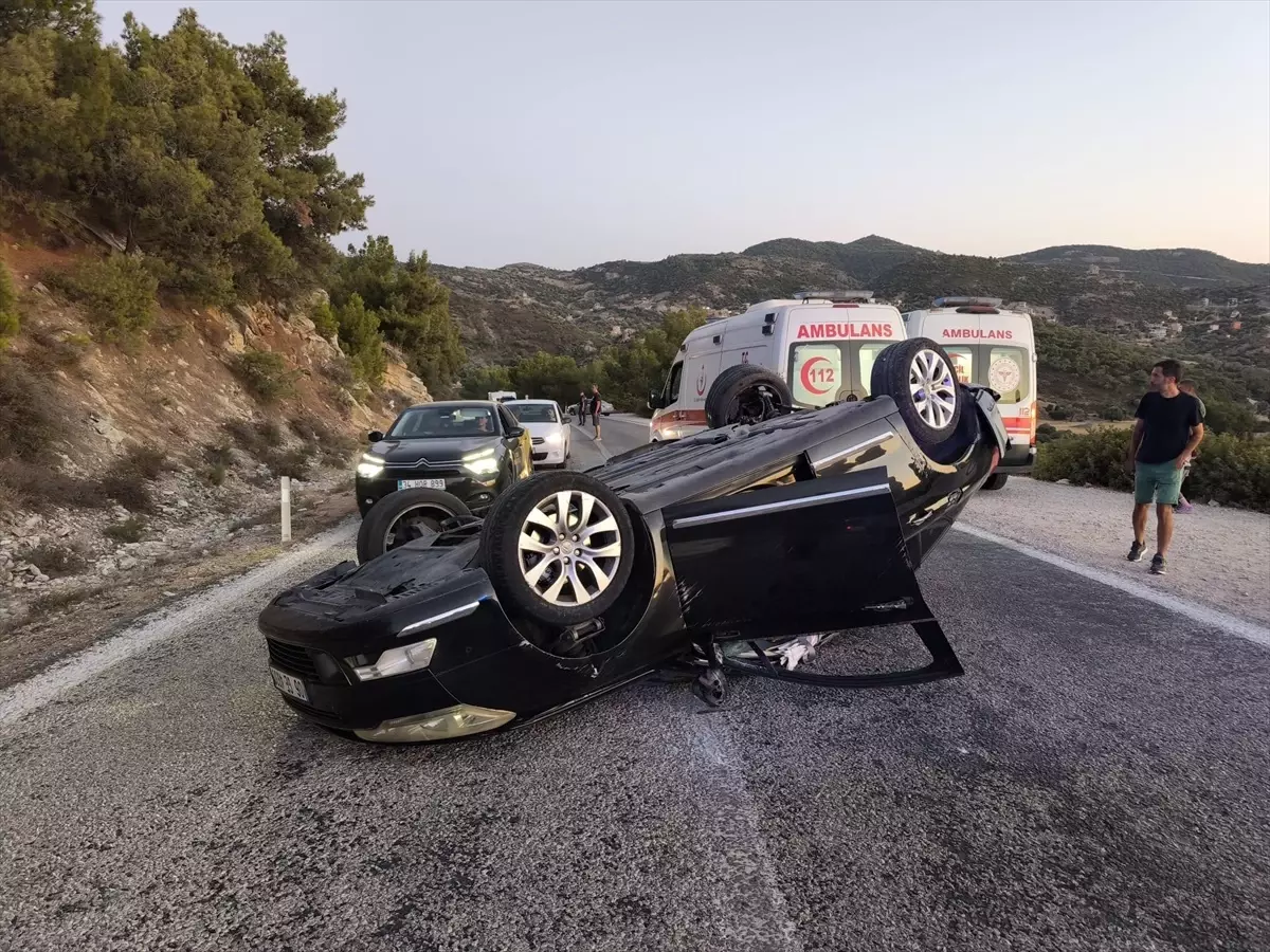 Foça'da Trafik Kazası: 4 Yaralı