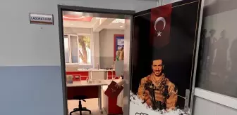 İzmir'de şehidin adının verildiği okula laboratuvar kuruldu