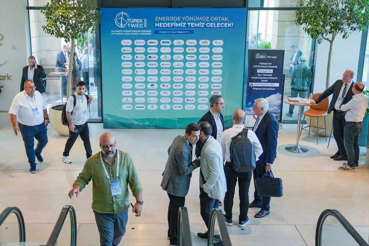 TÜREK 2025 Rüzgar Enerjisi Kongresi İzmir'de Başladı