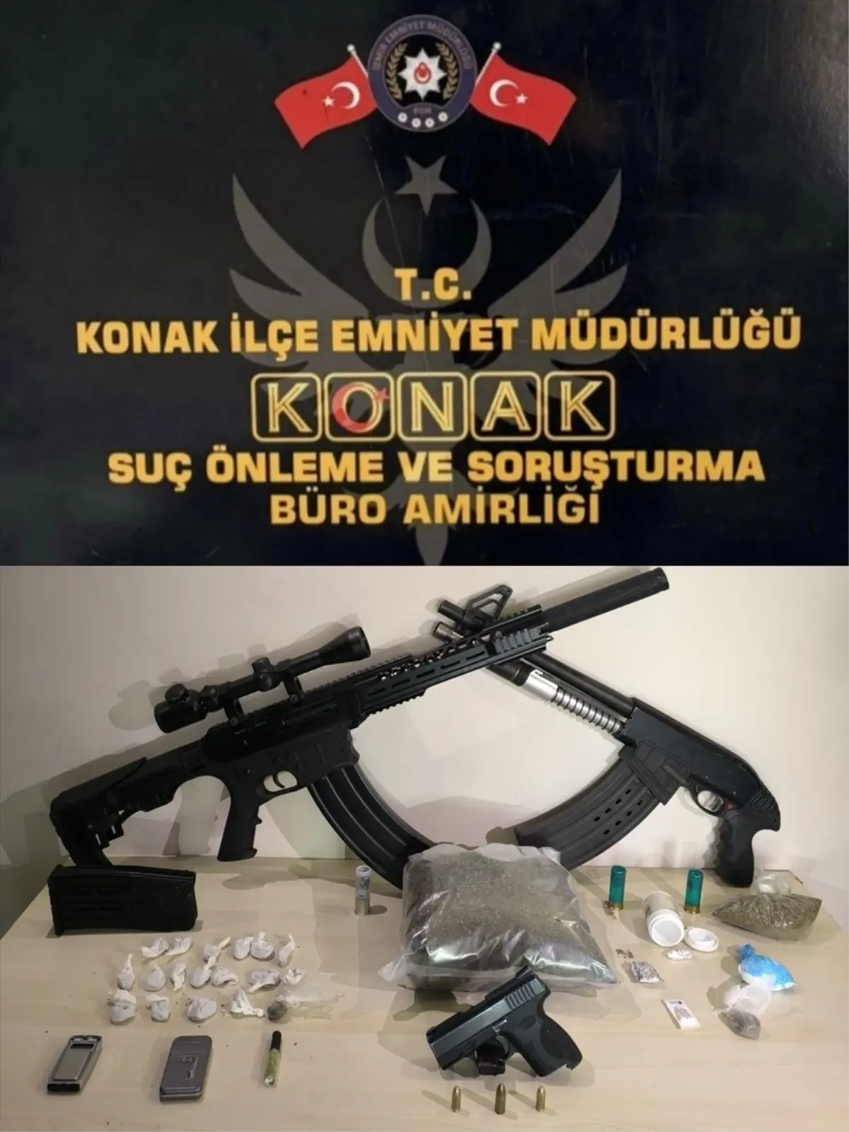 Uyuşturucu ve Silah Kaçakçılığı Operasyonunda 2 Tutuklama