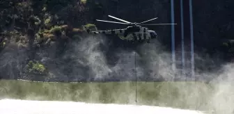 İzmir Ödemiş'te Orman Yangınına Müdahale Sürüyor