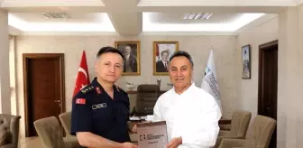 Kıdemli Albay Küyük'ten Rektör Yılmaz'a Veda Ziyareti