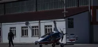 Jandarmanın havadaki yardımcısı 'milli gözlerle' görüyor