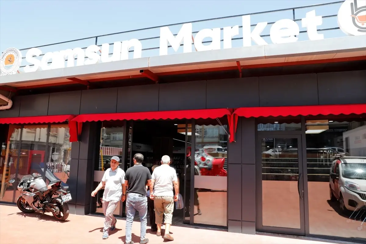 Samsun'da Yerli Üretici Destekleyen 'Samsun Market' Açıldı