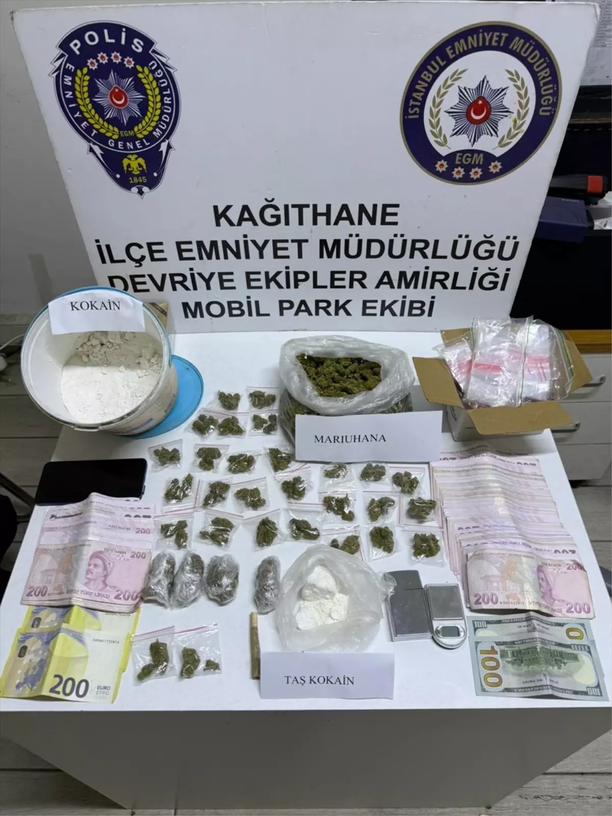 Kağıthane'de Uyuşturucu Operasyonu: Bir Kişi Tutuklandı