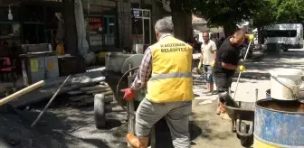 Kağızman'da Yol, Kaldırım ve Kanalizasyon Çalışmaları Devam Ediyor