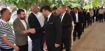 Kahramankazan'da bayramlaşma töreni düzenlendi