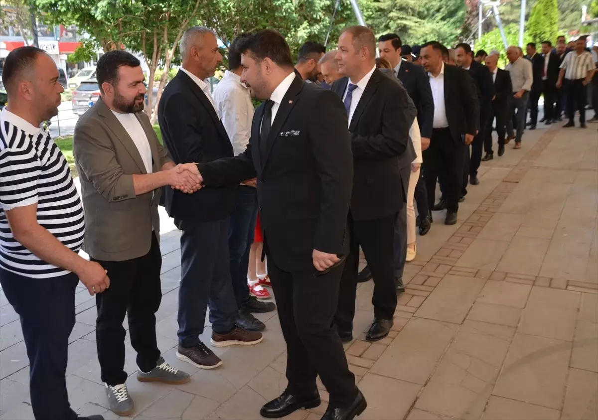 Kahramankazan'da bayramlaşma töreni düzenlendi