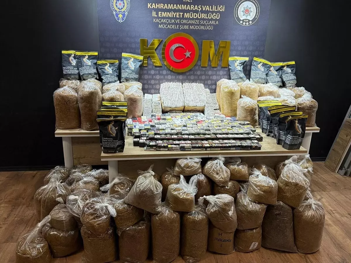 Kahramanmaraş'ta Kaçakçılık Operasyonu: 11 Gözaltı