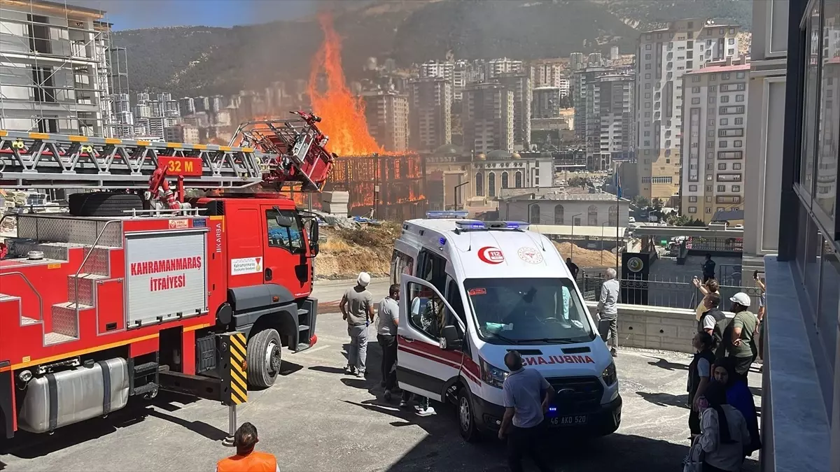 Kahramanmaraş'ta Orman Bölge Müdürlüğü Lojmanında Yangın Çıktı