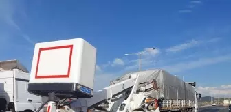 Pazarcık'ta Sepetli Vinç Tıra Çarptı: 1 Ölü