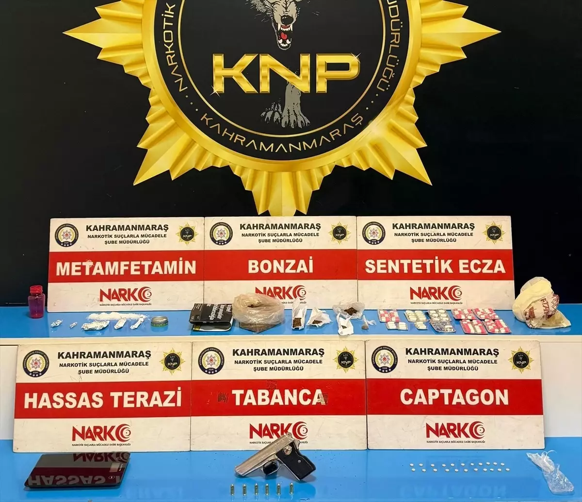 Kahramanmaraş'ta Uyuşturucu Ticareti Yapan 2 Zanlı Tutuklandı