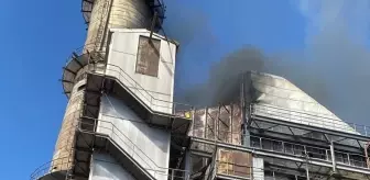 Sivas'ta Termik Santralde Yangın Çıktı