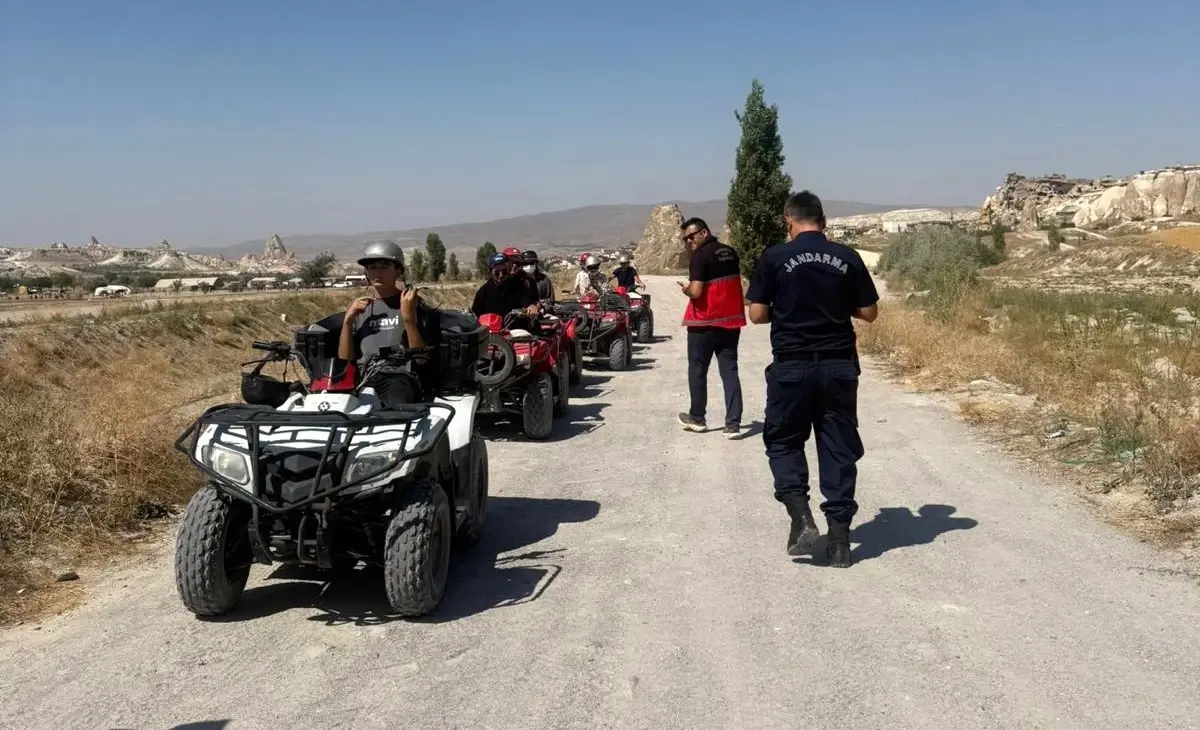 Kapadokya'da Kaçak ATV Turlarına 67 Cezalı Denetim