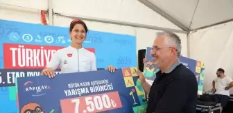 Bafra'da Uluslararası Kapıkaya Doğa Sporları Festivali Kapsamında Bisiklet Yarışları Düzenlendi