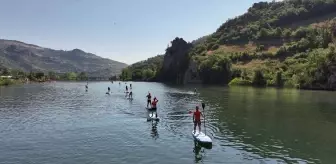 Kapıkayafest'te Stand Up Paddle Yarışı Gerçekleşti