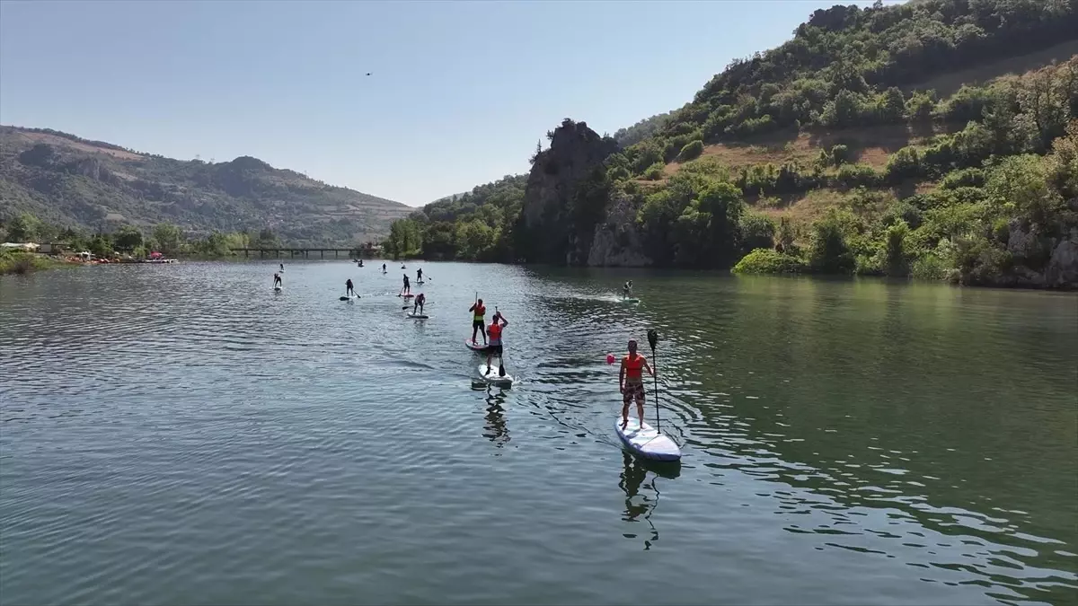 Kapıkayafest'te Stand Up Paddle Yarışı Gerçekleşti