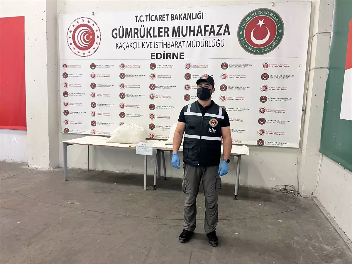 Kapıkule Sınır Kapısı'nda 51 Kilogram Sentetik Uyuşturucu Ele Geçirildi