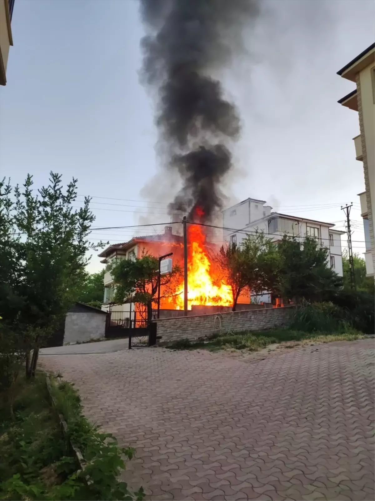 Safranbolu'da Müstakil Evde Yangın Çıktı