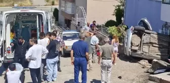 Karabük'te Devrilen Otomobilde 5 Kişi Yaralandı