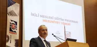 Karabük'te İkili Mesleki Eğitim Projesinin İlk Mezunları Törenle Belgelerini Aldı