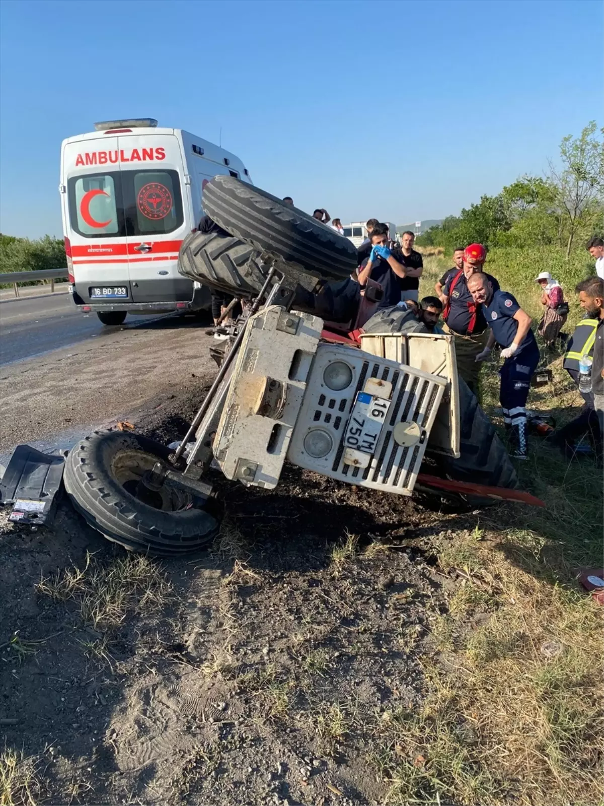Karacabey'de Trafik Kazası: 1 Yaralı