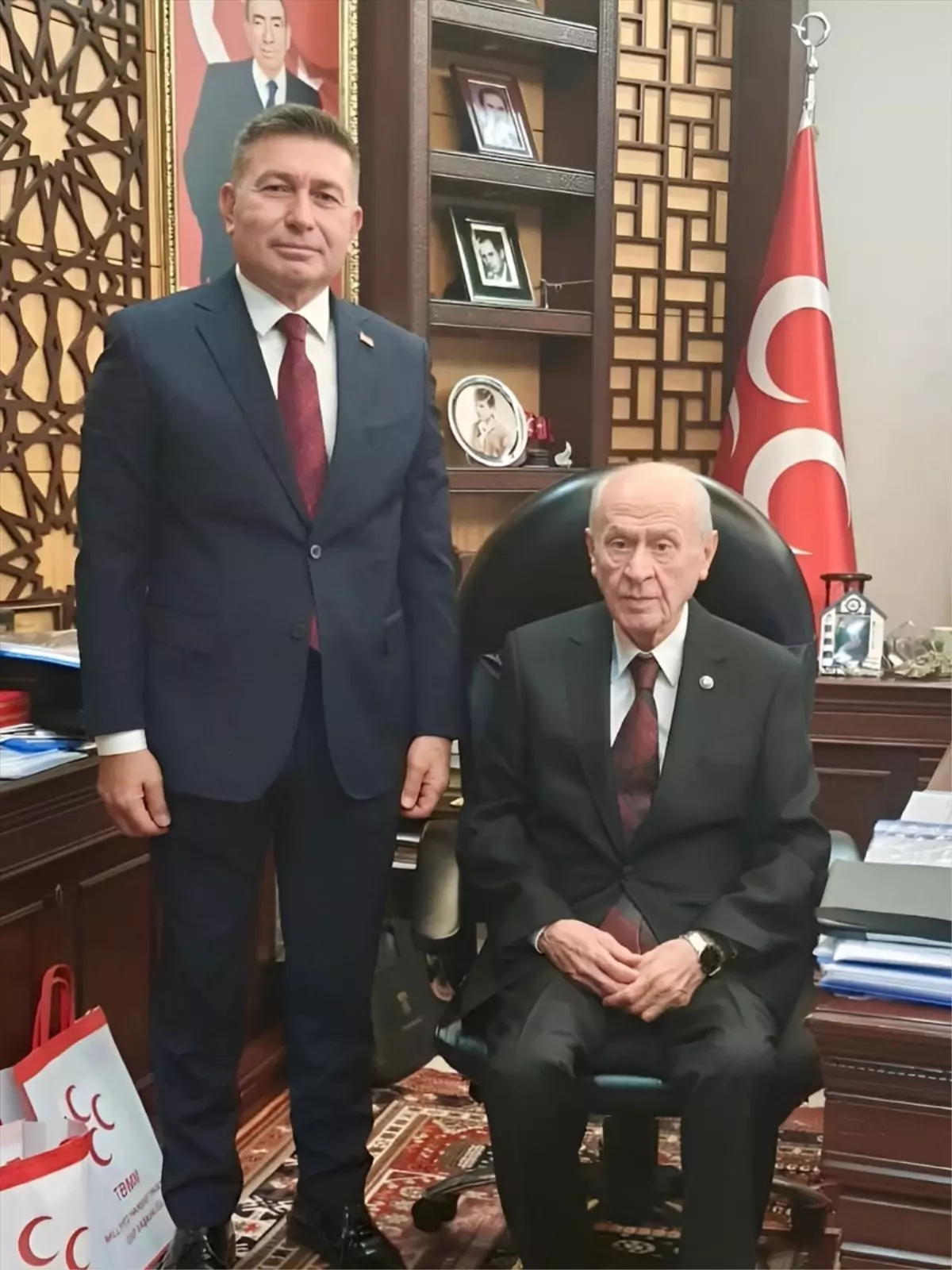 Karaisalı Belediye Başkanı Şimşek, Devlet Bahçeli'yi Ziyaret Etti