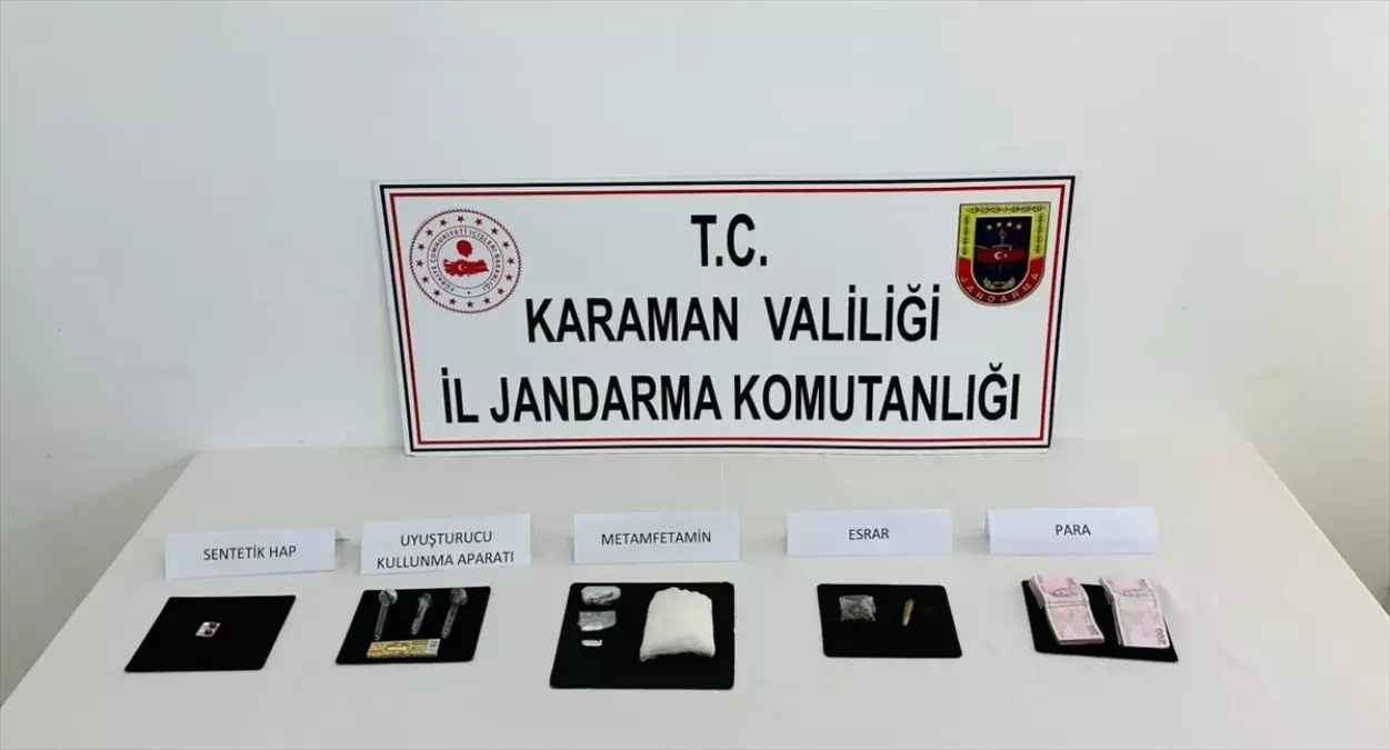 Karaman'da Uyuşturucu Operasyonu: 2 Gözaltı